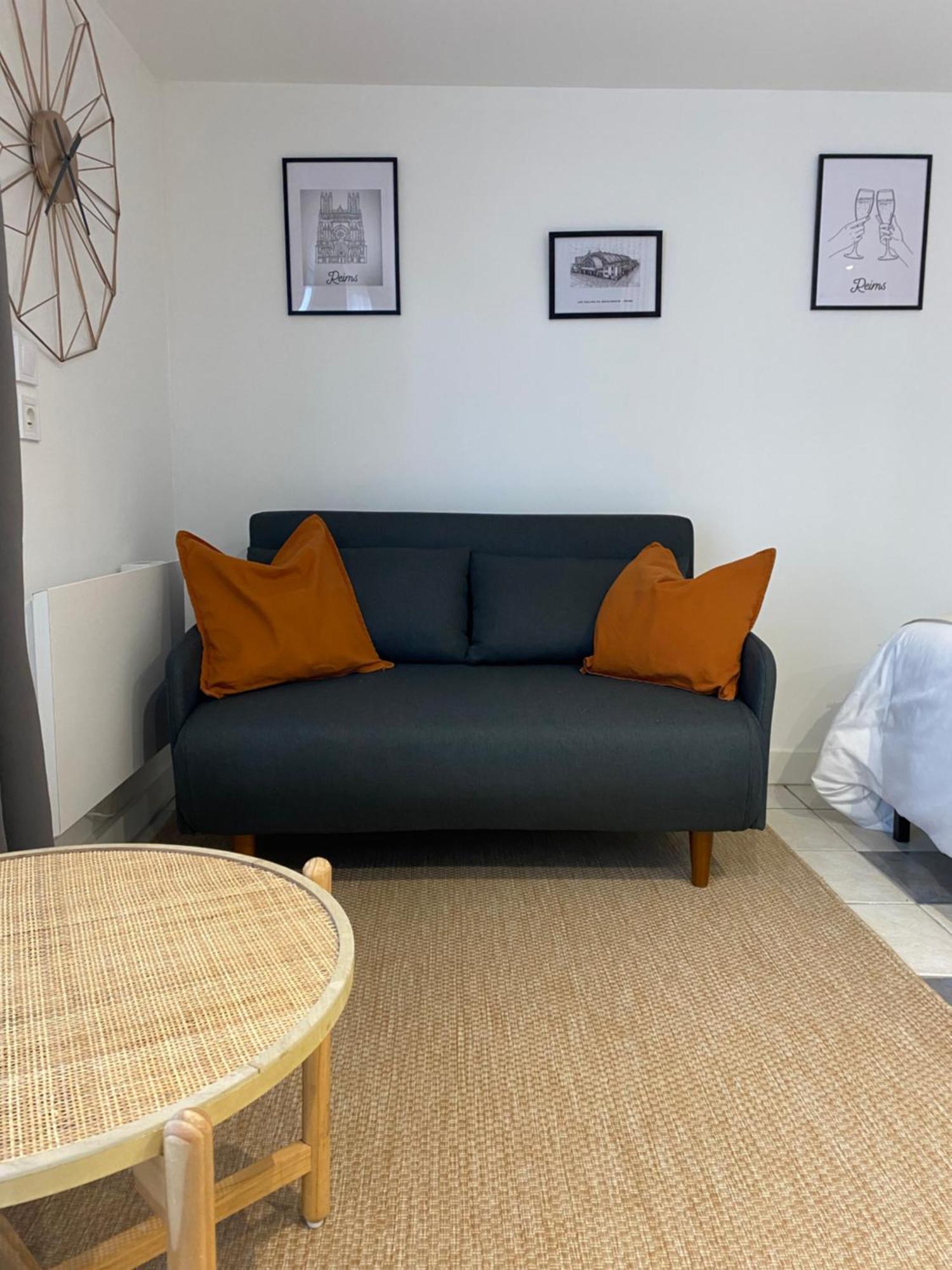 Appart Studio Rdc De Maison Avec Exterieur Proche Reims 틴쿠엑스 외부 사진